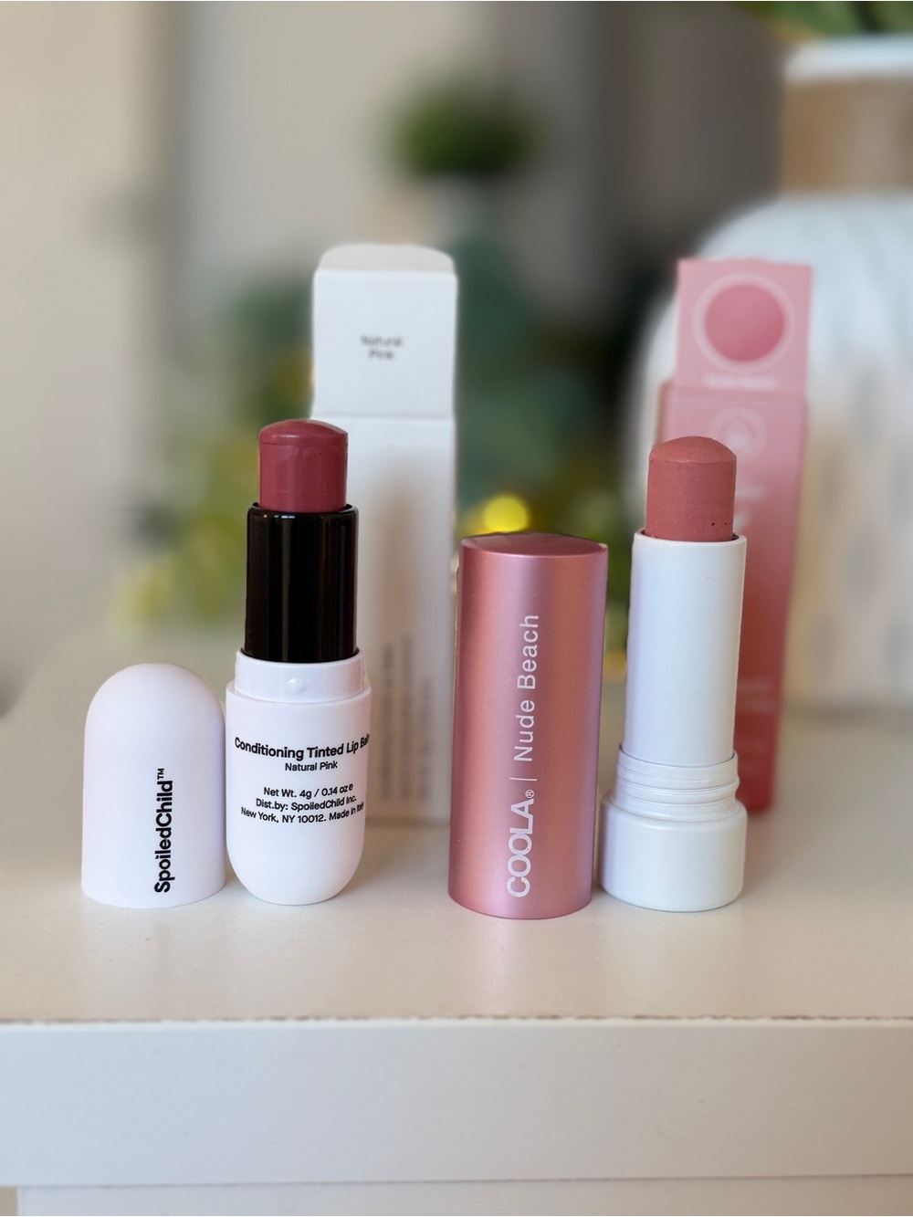 BNIB SpoiledChild + COOLA Tinted Lip Balm Bundle Set ✨💄